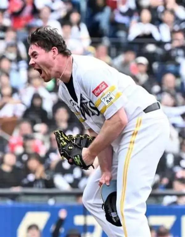 ソフトバンクホークスのスチュワートが6回2失点2勝目