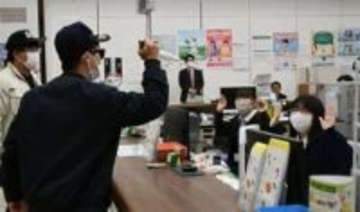 ［長崎県］年末年始前に強盗対応訓練　壱岐署