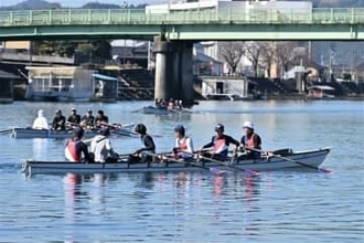 全国選抜へ挑む大分・日田高と日田三隈高　三隈川で短距離練習　ダム工事で環境一変