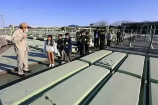 北九州市の下水道浄化センターをリポート　“活躍”する微生物　さまざまな国から研修も