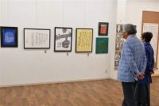 ［大分県］千原艸炎さん書業50年個展　詩、絵画、篆刻…響き合う軌跡　日田在住　大分で5日まで
