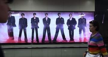 BTS公演控え沸く韓国・釜山　駅前にファン交流拠点や写真撮影スポット、日本人客も興奮「圧倒された」