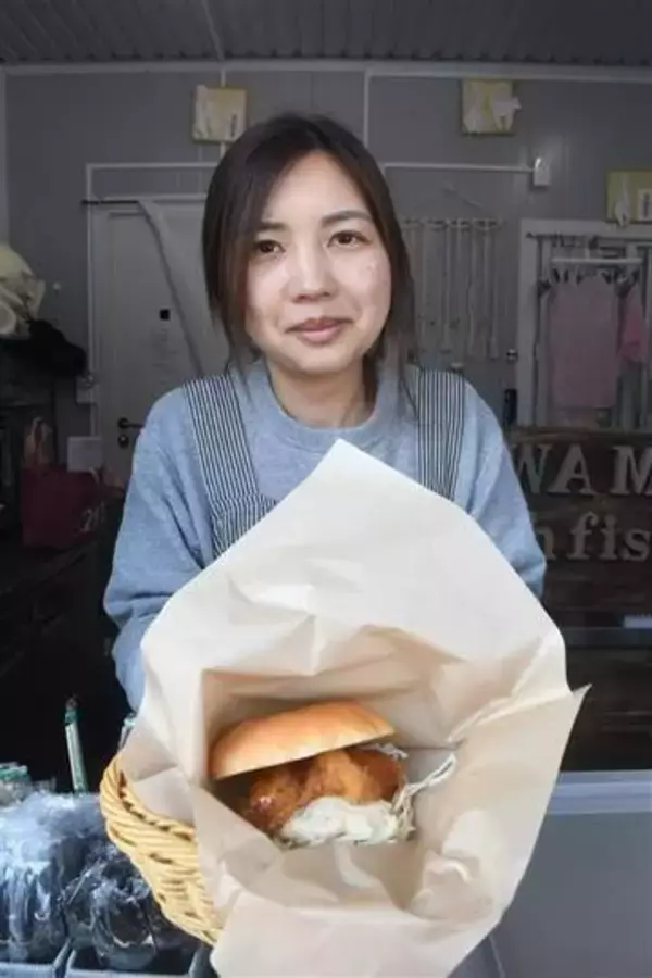 「漁師直送のフィッシュバーガー」　福岡市・長浜で未利用魚使った店オープン