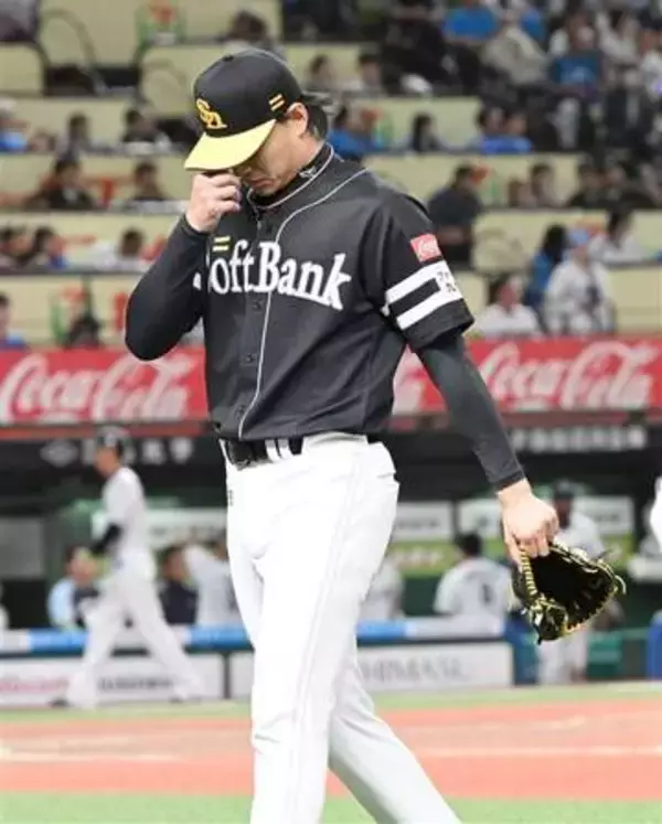 ソフトバンクホークス徐が悔し涙の4回7失点　中16日の復帰戦、14安打浴び背信3敗目