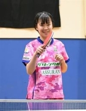 Tリーグの新星、14歳石田心美が飛躍への一歩　世界ユース選手権出場　「目標は全種目でメダル」