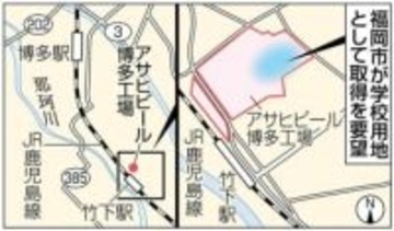【独自】アサヒビール博多工場敷地、JR九州が取得へ　商業施設など大型開発を計画