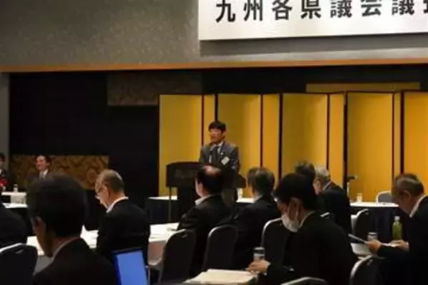 佐賀市で九州各県議会議長会議　原発巡る議案など協議