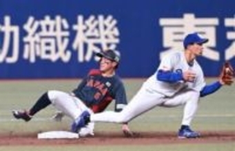 【WBC壮行試合】二塁で先発のソフトバンクホークス牧原大、逆転の口火　打撃と走塁で存在感