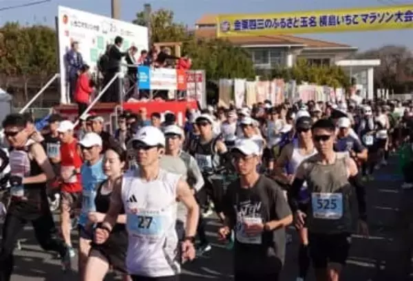 ［熊本県］いだてん1118人　玉名路疾走　フルマラソン大会　冨高さん夫婦V