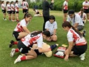 久留米のラグビー女子チームがAED動画公開
