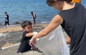 ［長崎県］7（な）3（み）0（おだやか）な海守ろう　11月24日、大村湾10カ所で一斉清掃