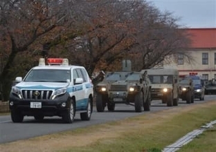 長崎の陸自大村駐屯地で自衛隊と警察の共同訓練　武装工作員上陸を想定