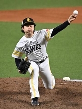 ソフトバンクホークス松本晴が8勝目　5回を2安打無失点
