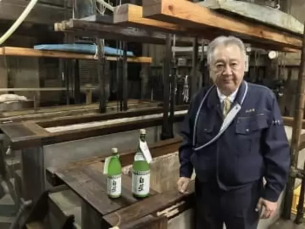 長崎・佐世保市の潜龍酒造、ふなしぼり機使い新酒完成