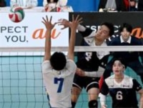 【全日本高校バレー】福大大濠が15年ぶり白星　同会場でバスケ部全国V「あとは自分らがやるだけ」