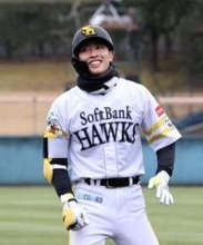 ソフトバンクホークス周東、WBCへ覚悟を新たに