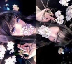 自作イラストと〝作者〟並んだ姿に「透明感がすごすぎる」など驚き「自分をモデルにすることで、よりリアルな表情や雰囲気を表現できる」