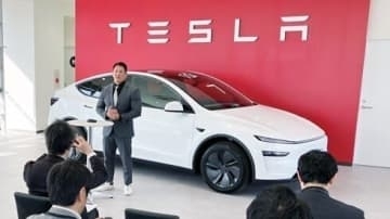 テスラ旗艦店が福岡市東区に29日オープン　西日本最大規模、販売・整備の拠点に