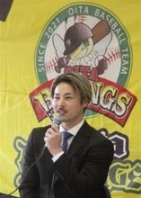 元ソフトバンクホークス笠谷、古里から再起へ　独立リーグ・大分B入り「もう一度NPBに」