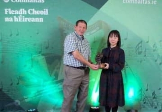 アイルランドの民族楽器を弾く福岡市の中学生が現地で優勝　「繊細で成熟した演奏」と称賛