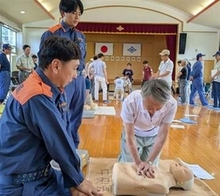 九十九地区で防災訓練　住民ら150人が備え確認　長崎・佐世保市