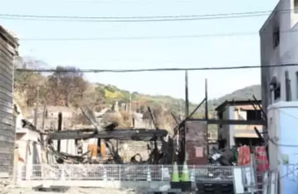 ［大分県］「復興への道のり長く」　被災集落になお規制線　佐賀関大火1ヵ月