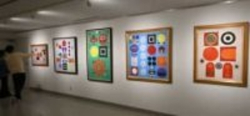 ［大分県］日田高所蔵の「晴」「歓」特別公開　抽象画家の宇治山哲平作品展　「アオーゼ」で40点