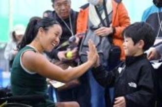 【写真グラフ】飯塚国際車いすテニスが閉幕　死力尽くす選手、大会支えた市民