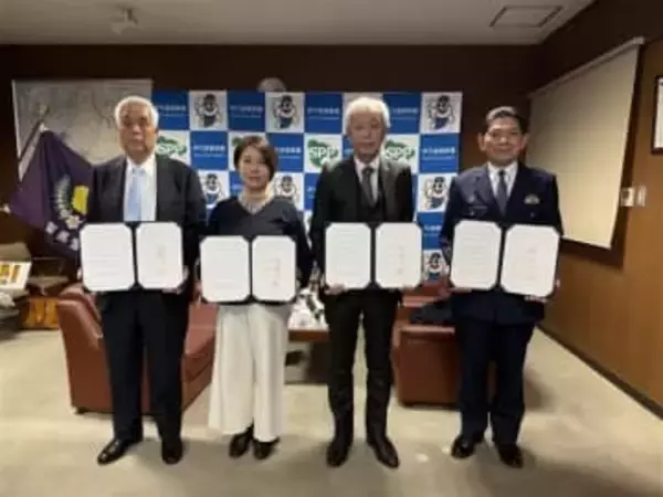 ［佐賀県］「地域の安全安心」締結　伊万里署とケーブル局3社　カメラ映像提供など協力