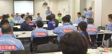 「被害拡大防止へ課題整理を」　長崎・諫早市の本明川決壊を想定し机上訓練