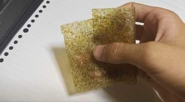 「バクテリアで作った紙」が4000万表示超えの大反響 ⇒ 受験落ちたので研究を〝供養〟　「特許取るべき」「企業とつながってほしい」の声