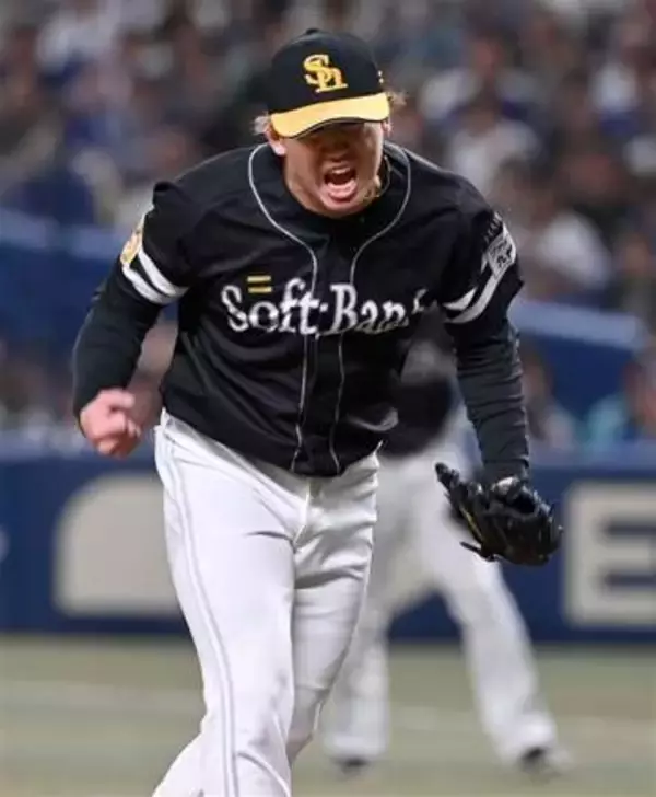ソフトバンクホークス木村光が好救援で雄たけび　ピンチに登板、連続三振奪う