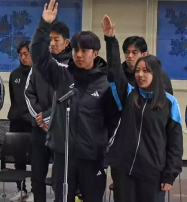 「感謝を全力の走りに」都道府県対抗駅伝佐賀県代表が壮行会で健闘誓う