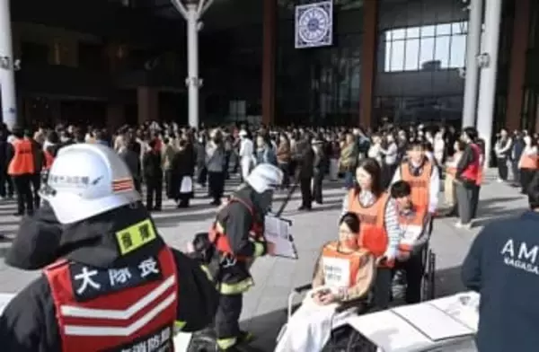 東日本大震災15年に地震想定訓練　アミュプラザ長崎など「日頃から備えが大切」