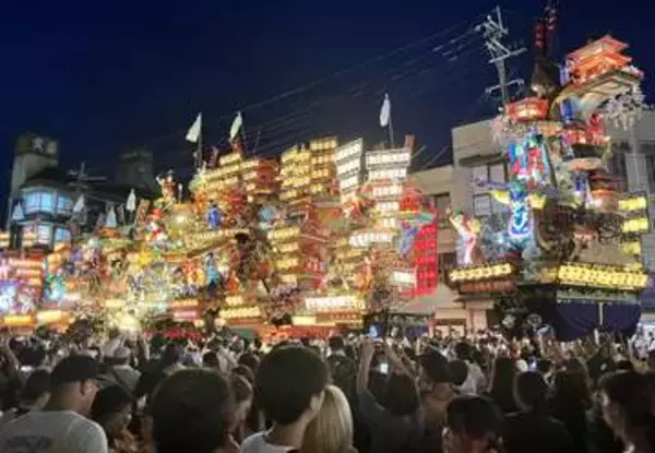 【動画】豪華絢爛、大分・日田祇園で「集団顔見世」　全9基、7年ぶりに勢ぞろい