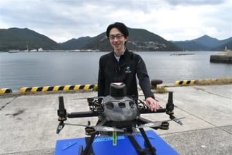 「離島の暮らしを支えたい」ドローン配送会社が挑む物流革命　長崎・五島列島で全国初のレベル4実証実験