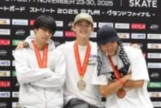 北九州市のスケートボード世界大会に200人参戦　日本勢が男女とも頂点