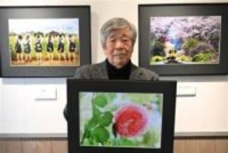 ［佐賀県］四季の花々　多彩に活写　みやき町　喜寿の岡さんが写真展