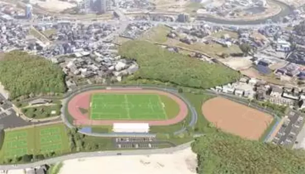 福岡・那珂川市の市総合運動公園　29年春に全面開業へ