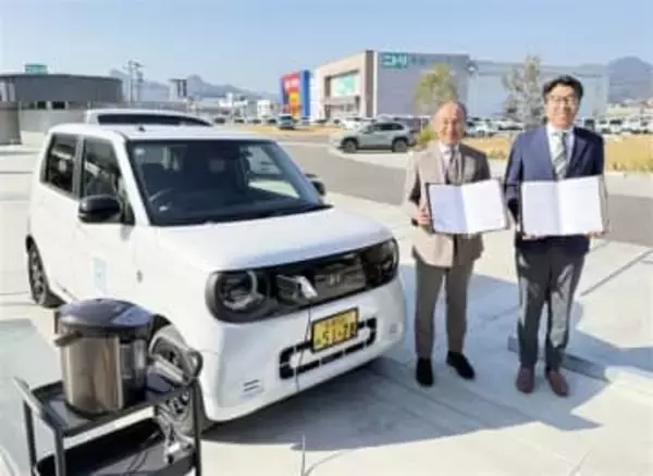 佐賀県武雄市の避難所にEV　ホンダカーズ中央佐賀が協定　電源確保へ最大14台貸与
