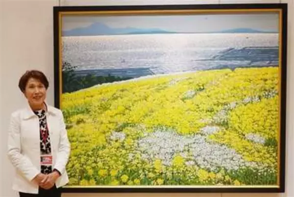 ［熊本県］在りし日のきらめき絵に　荒尾市の出口さん　示現会展で最高賞　17日まで県立美術館分館で展示