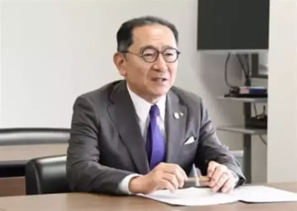 佐賀商議所会頭に就任した山田裕久氏　立地や交通生かし経済発展へ