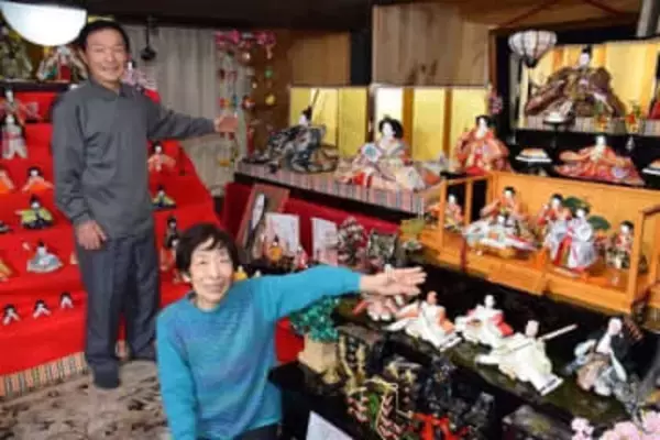 大分・日田市の古民家で4月末までひな人形250体展示
