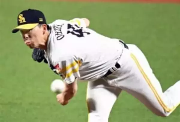 ソフトバンクホークス大関、開幕へ視界良好　先発で4回3安打2失点　球の切れに納得