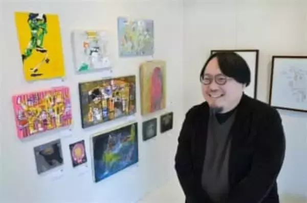 福岡市・工房まるの石井さんが2月21日まで個展　画材や作風、多様な30点