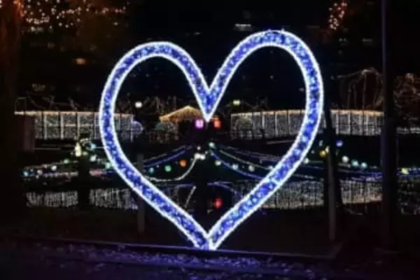 イルミ20万個「ハートライトフェスタ2025」　佐賀・鳥栖市で23日午後5時から点灯式