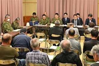 日米共同演習で大分・玖珠町民に説明会　「実弾使用予定ない」