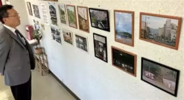 ［長崎県］バスから見た佐世保の街　高校生の写真展示