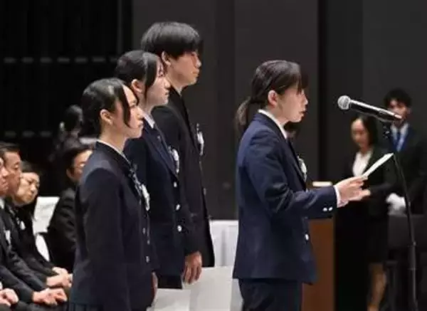 記憶と教訓のバトン継ぐ　熊本の高校生4人「誓いのことば」　熊本地震から10年