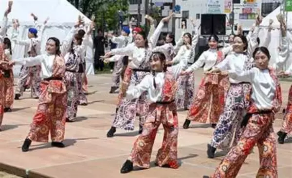 北九州市「黒崎よさこい祭り」開幕　5月17日まで、100団体の2000人参加